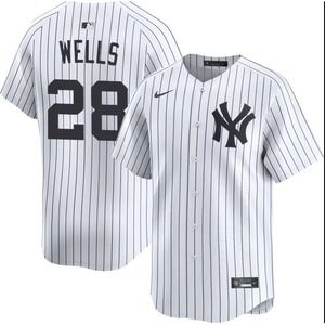Nike Men's White New York Yankees Austin Wells Home Limited Jersey Size L NWT